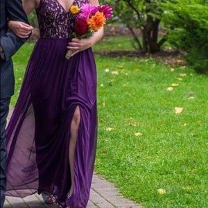 Plum Bridesmaid Dress